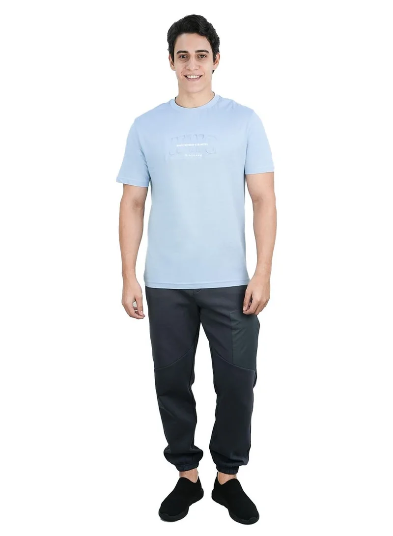 GIORDANO  Men's Slim Fit Cotton Jersey Crew Neck Print Tee | WWS Graphic for Men | Best Price UAE